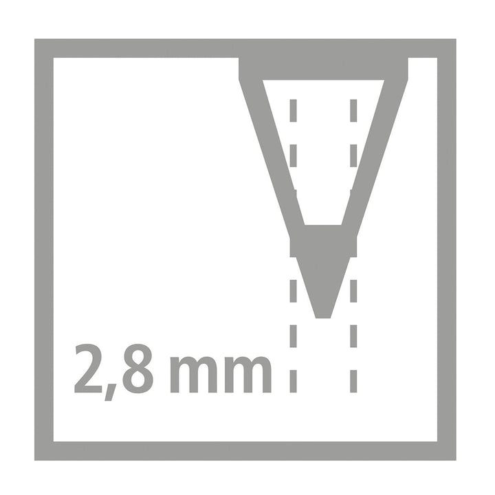 STABILO 1624-5 - Estuche de Metal con 24 Lápices de Colores Brillantes Acuarelables