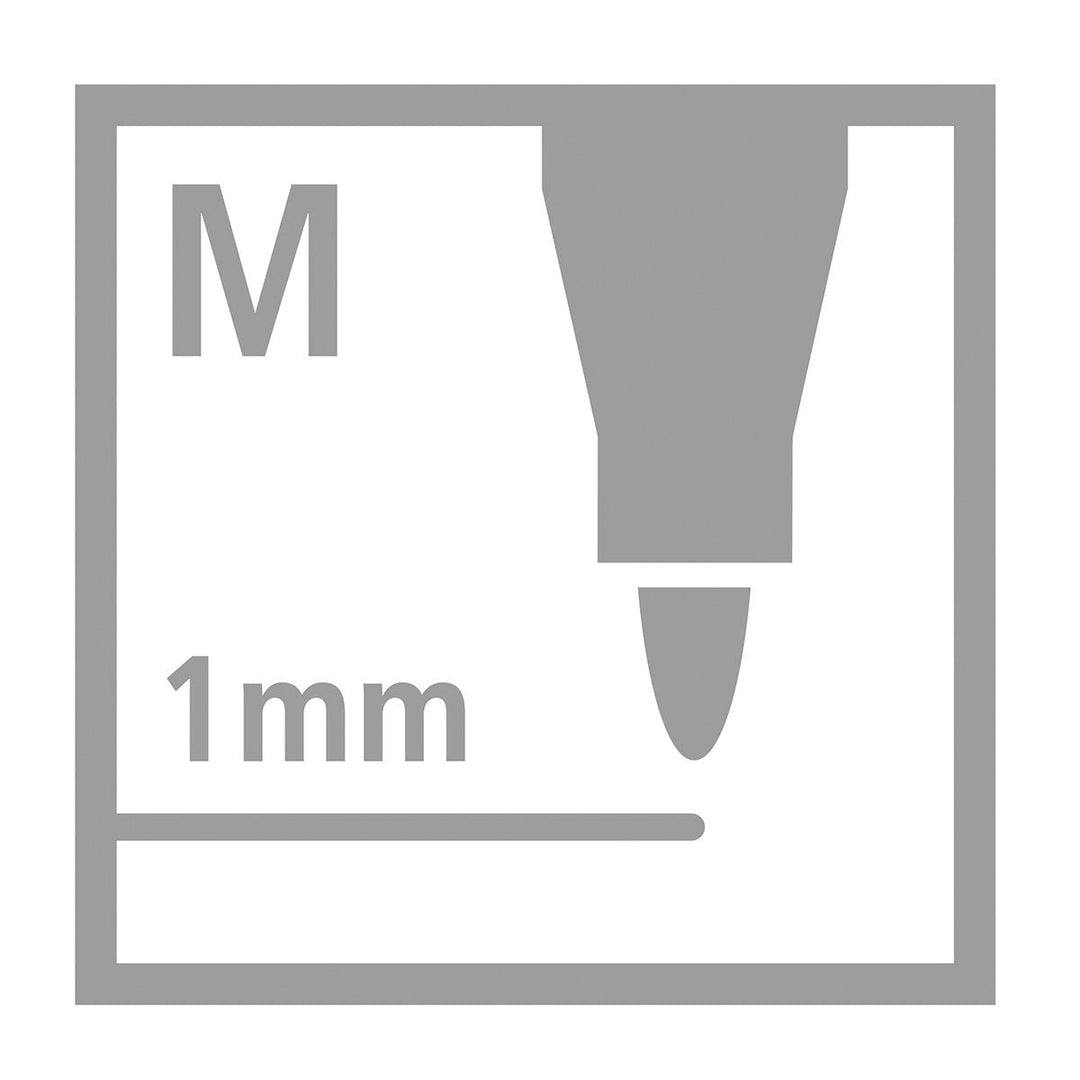 STABILO 6830-2 - Estuche de Tela Enrollable Rollerset con 30 Rotuladores Pen 68