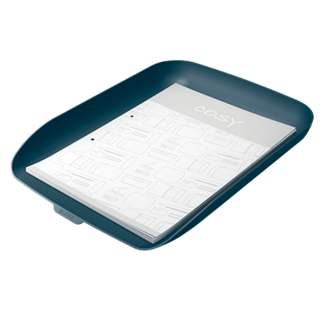 LEITZ Cosy - Bandeja Porta Documentos de Sobremesa Tamaño A4, Gris