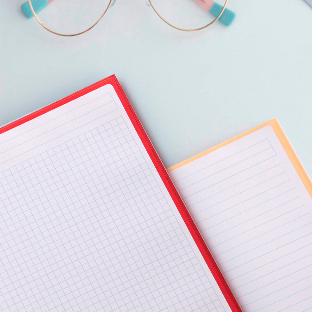 Antartik - Libreta Rayada A4 con Espiral y Tapa Dura. 1 Banda de Color. Menta