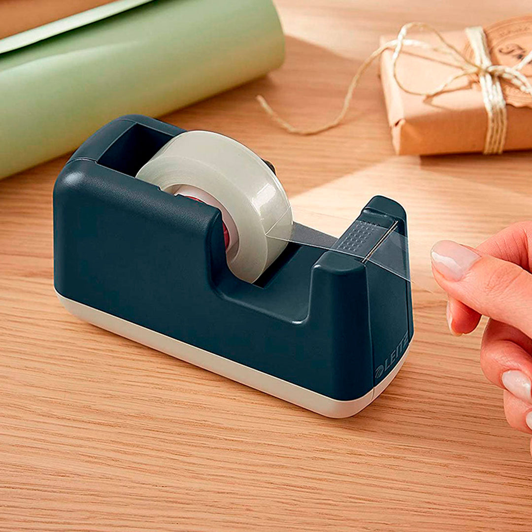 LEITZ - Portarrollos Sobremesa Cosy Para Cintas 33 m. Color Gris