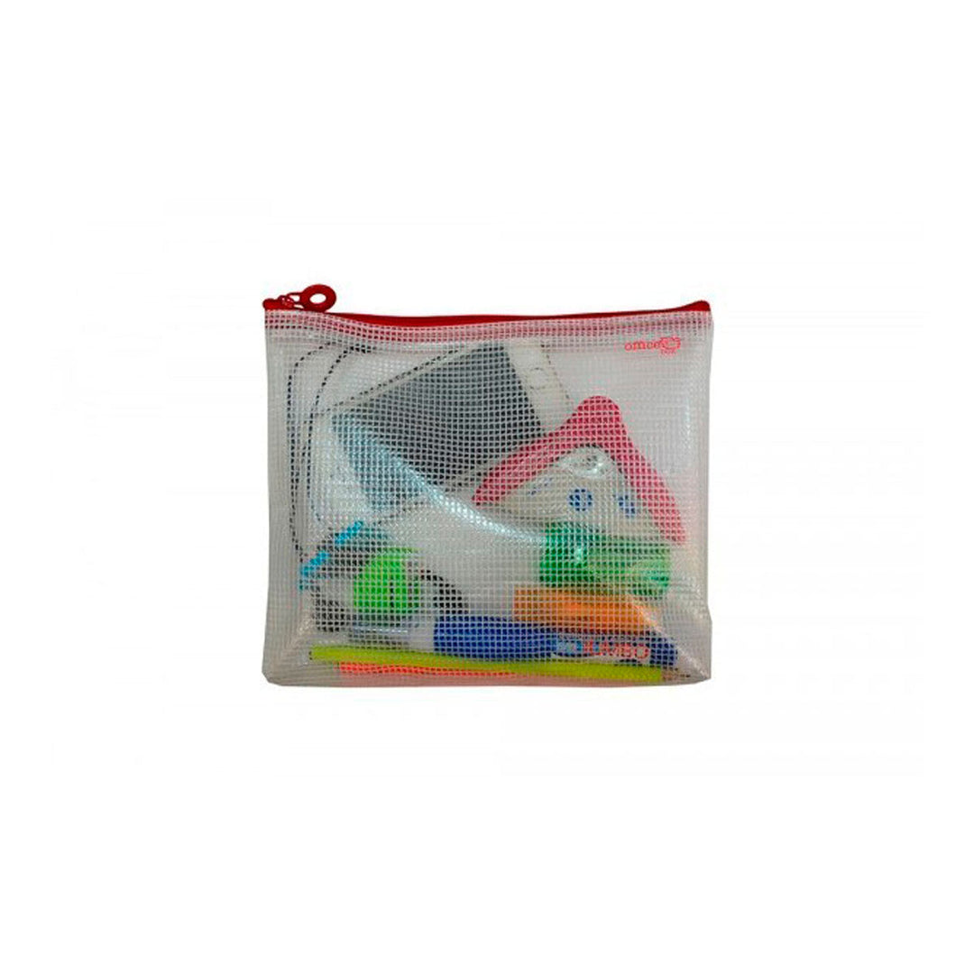 Office Box - Bolsa Multiusos Multi Bag B6 Transparente con Cierre de Cremallera