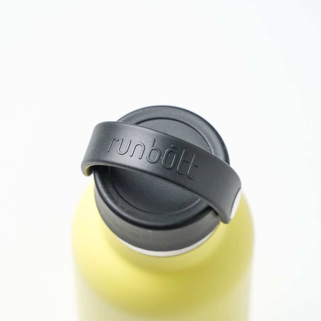 Runbott Sport - Botella Térmica Reutilizable de 0.6L con Interior Cerámico. Amarillo