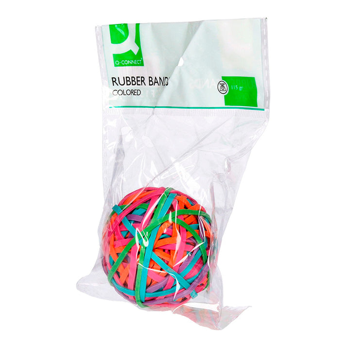 Q-CONNECT - Gomillas Elásticas Colores Q-Connect Bola de 115 GR