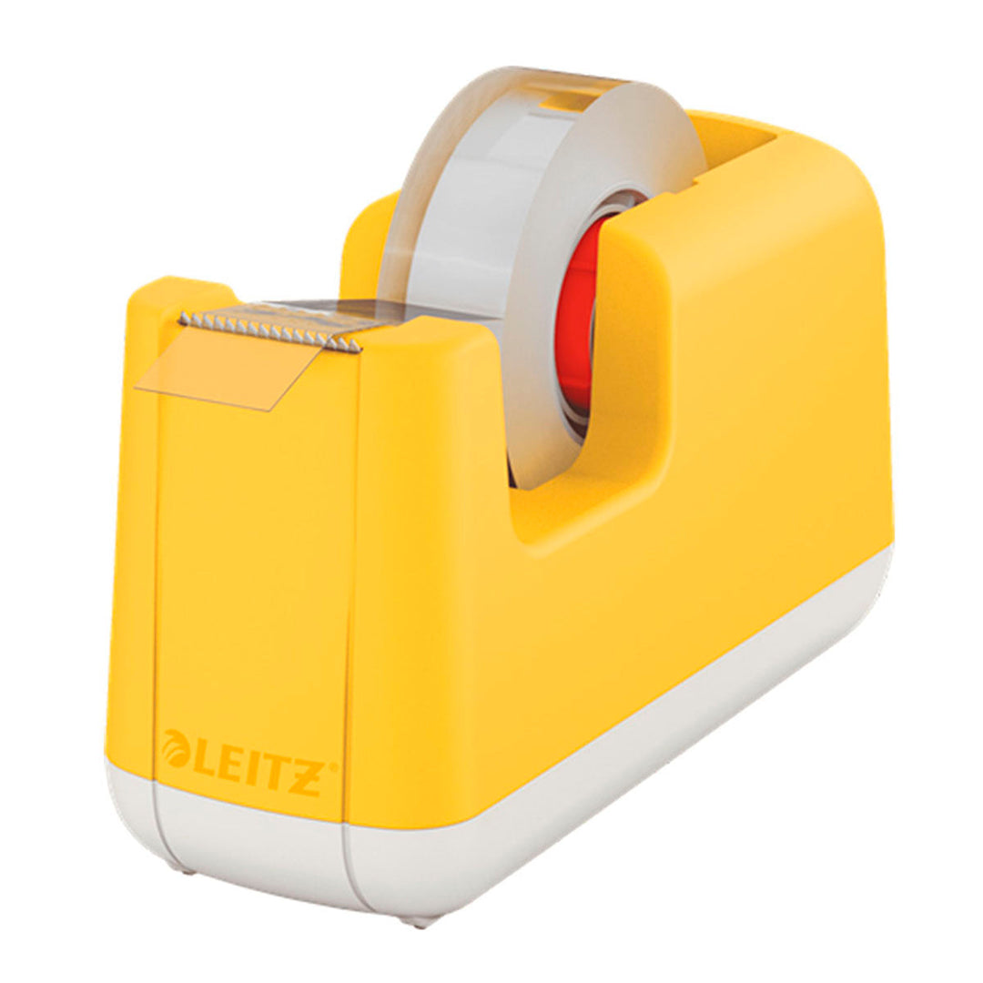 LEITZ - Portarrollos Sobremesa Cosy Para Cintas 33 m. Color Amarillo