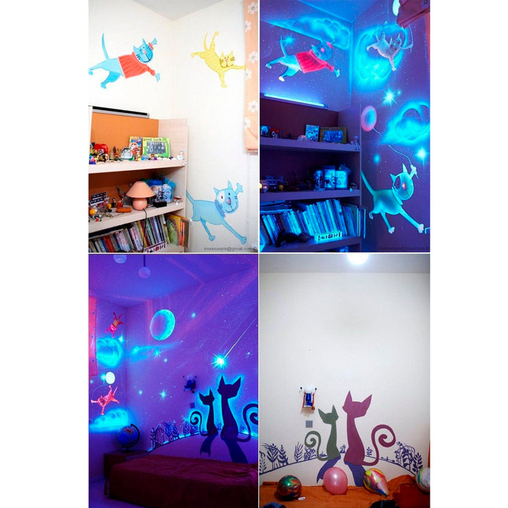 LA PAJARITA - Pintura Acrílica, Color Blanco Fluor F-00, Bote de 75 ml