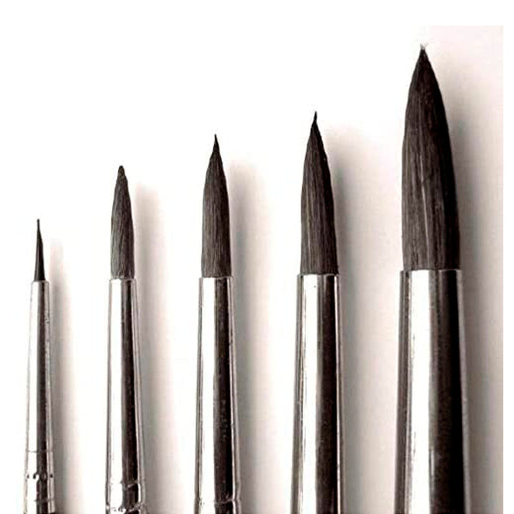 JOVI - Pinceles Escolares de Pelo de Pony, Color Naranja