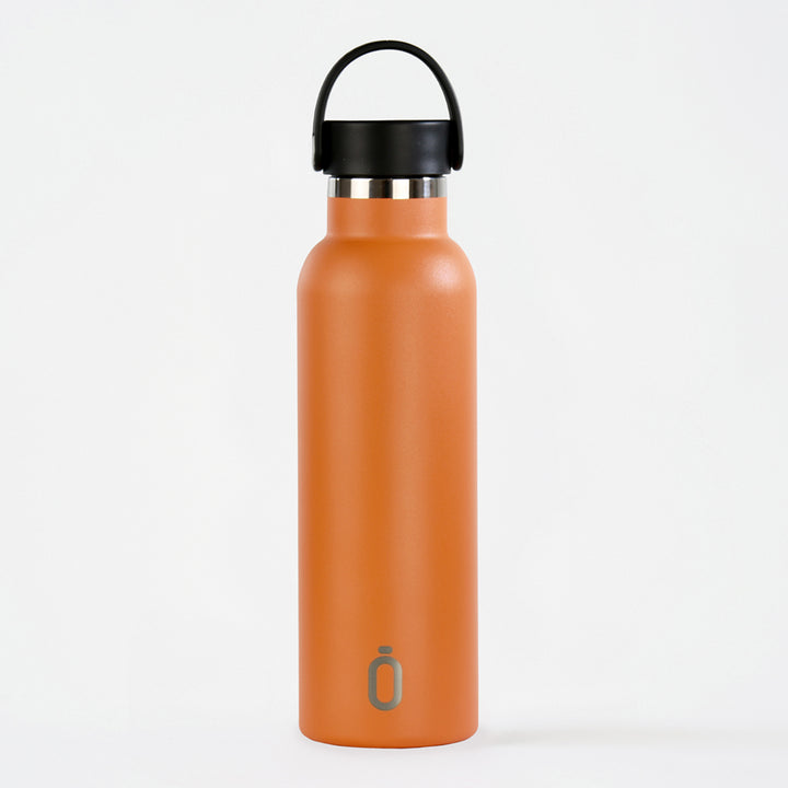 Runbott Sport - Botella Térmica Reutilizable de 0.6L con Interior Cerámico. Naranja