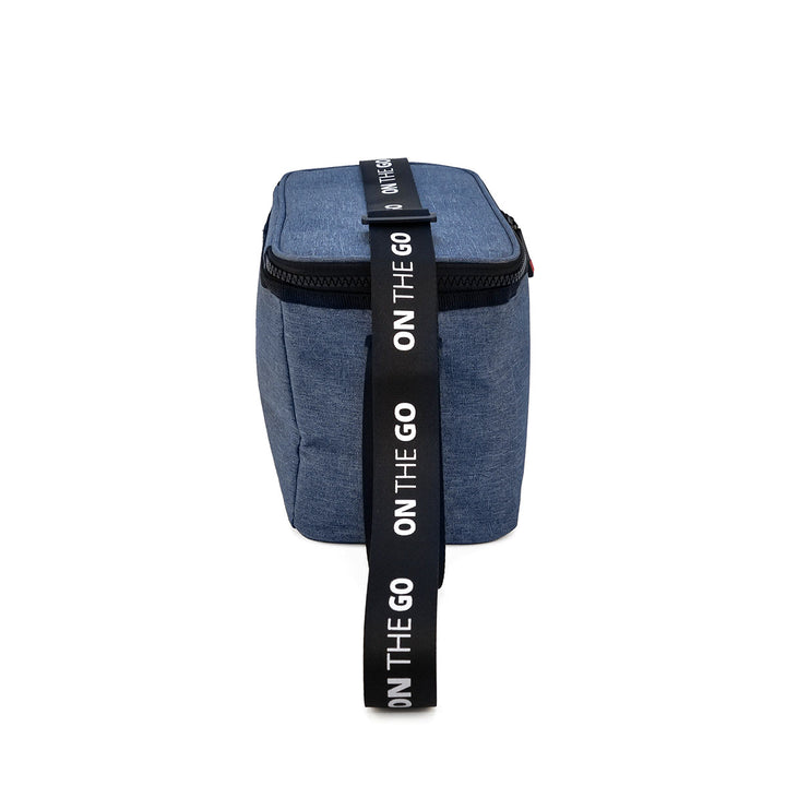 IRIS On the Go - Bolsa Térmica Porta Alimentos 4L con Asa Regulable. Azul