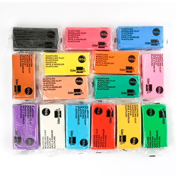 LIDERPAPEL - Plastilina Surtido de 15 Colores