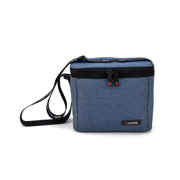 IRIS On the Go - Bolsa Térmica Porta Alimentos 4L con Asa Regulable. Azul