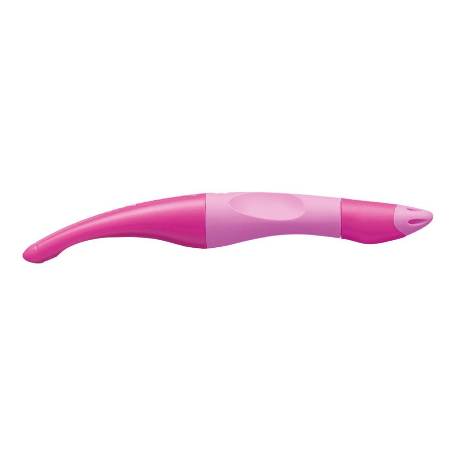 STABILO B-46834-3 - Bolígrafo Roller Ergonómico de Aprendizaje Diestros y Zurdos, Rosa