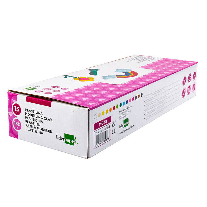 LIDERPAPEL - Plastilina Surtido de 15 Colores