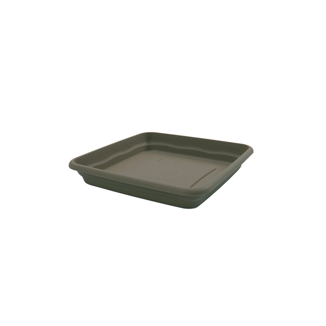 Plastiken 7823 - Plato Cuadrado de 23 cm para Macetas TERRA de 26 cm 7L