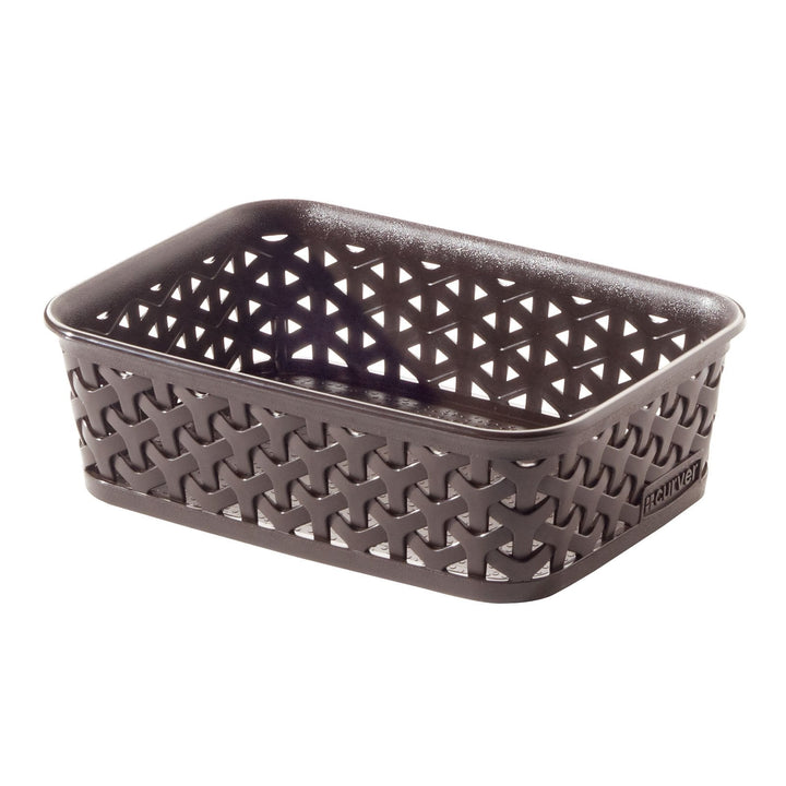 CURVER My Style - Bandeja Organizadora de Cajones A6 Rectangular. Marrón