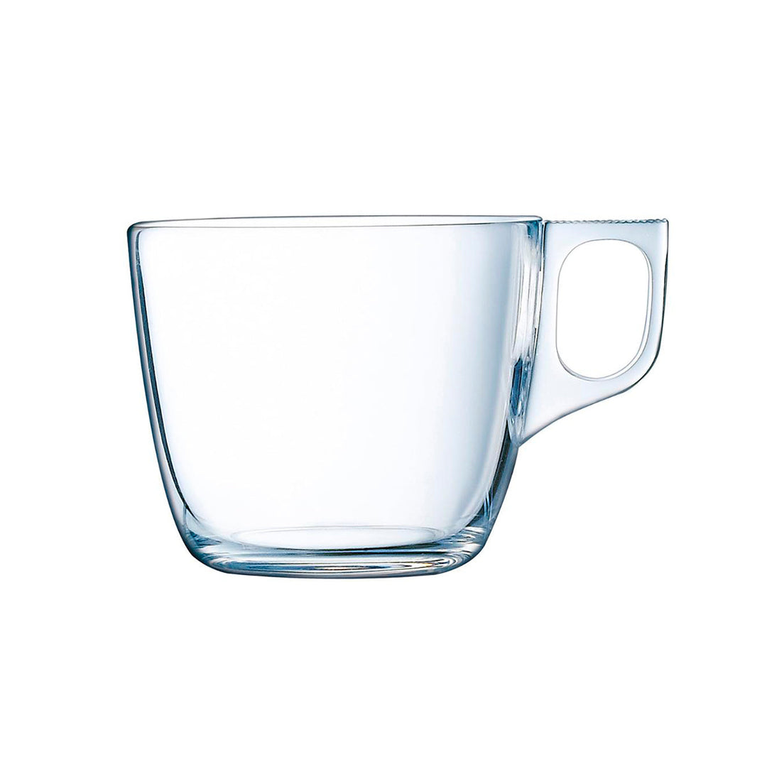 Luminarc Nuevo - Juego de 6 Tazas de Café de 22 cl en Vidrio Templado Extra Resistente