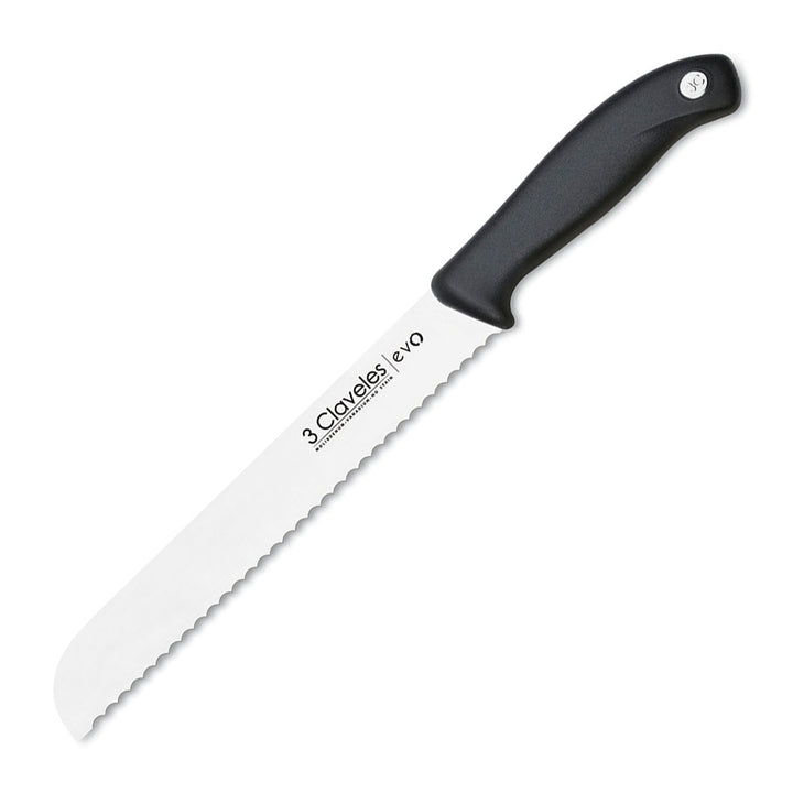 3 Claveles EVO - Cuchillo Panero de 20 cm Acero Inoxidable Mango Polipropileno