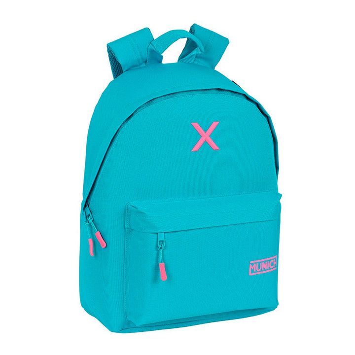 SAFTA - Mochila Para Portatil 14.1" Munich Basics. Turquesa