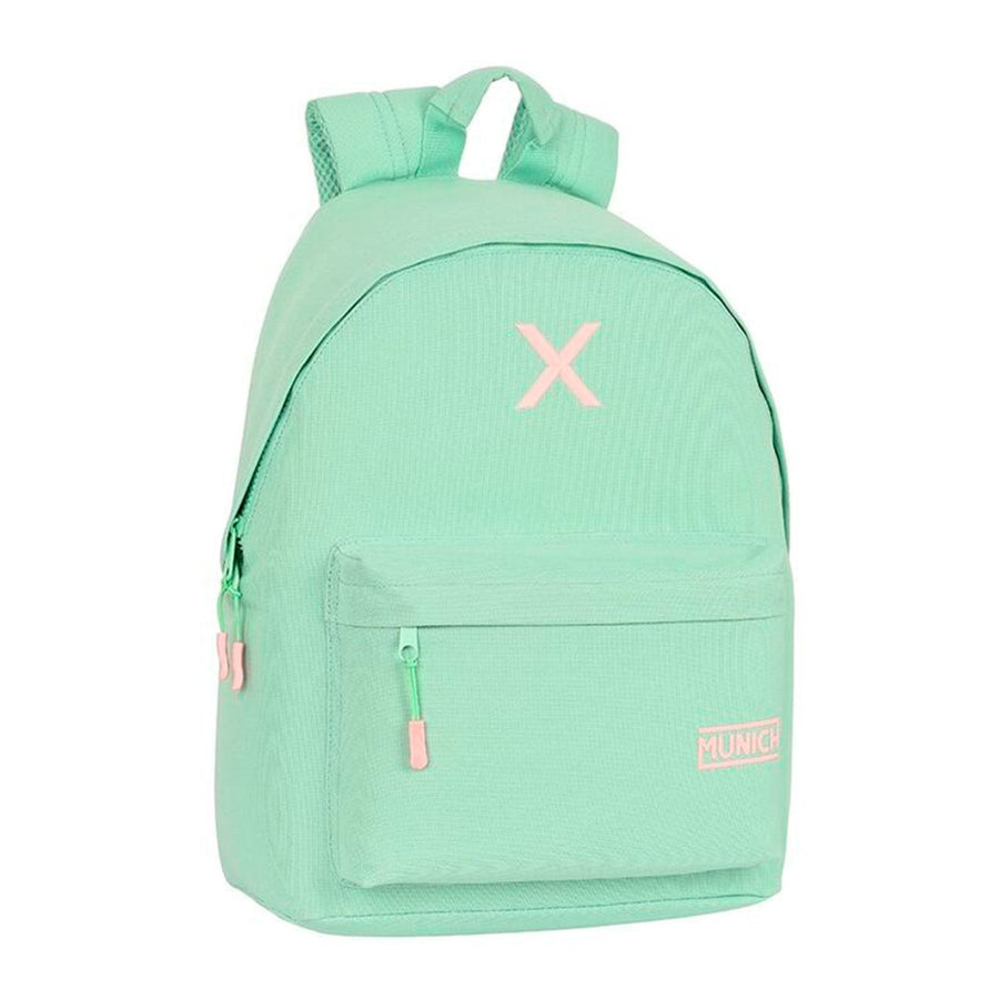 SAFTA - Mochila  Para Portatil 14.1" Munich Basics 410x310x160 mm. Verde