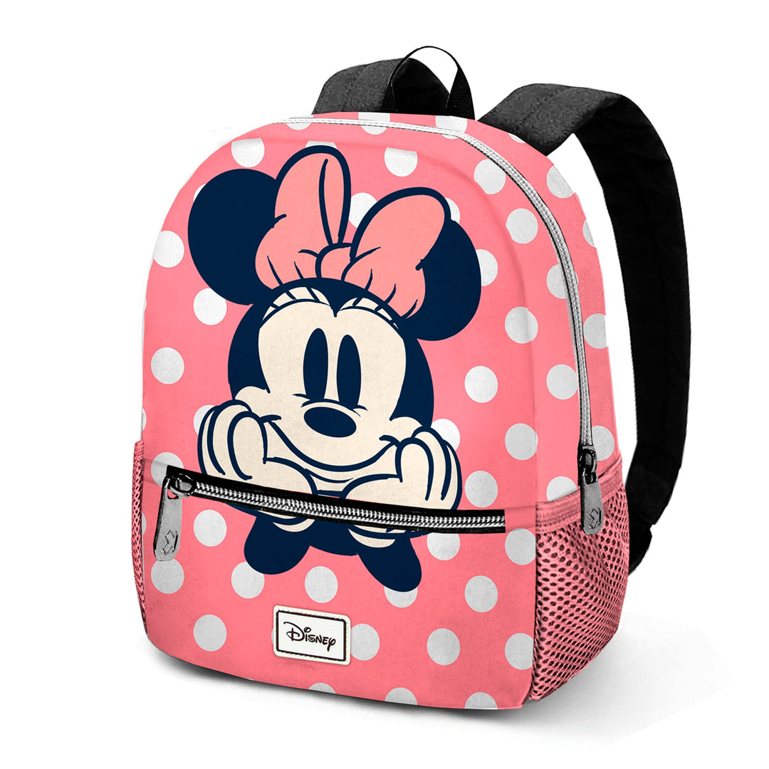 DISNEY Minnie Closer - Mochila Sweet Escolar Pequeña 9.5L Impermeable. Rosa