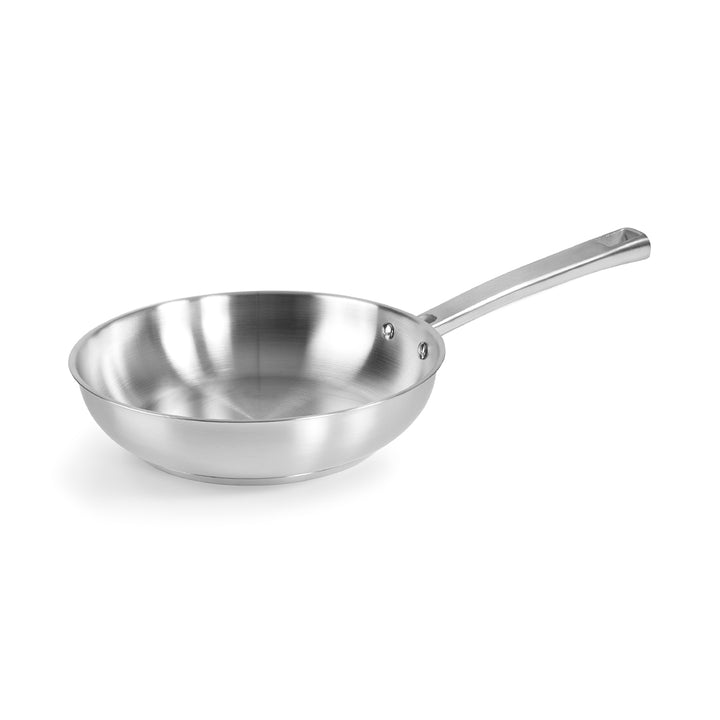 LACOR Foodie - Sartén 26 cm en Acero Inoxidable con Fondo Termo Difusor. Apta Inducción