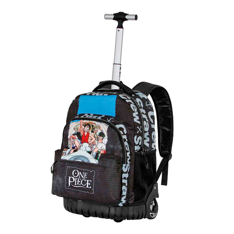 KARACTERMANIA - ONE PIECE Pirates Mochila Escolar con Ruedas Trolley GTS FAN