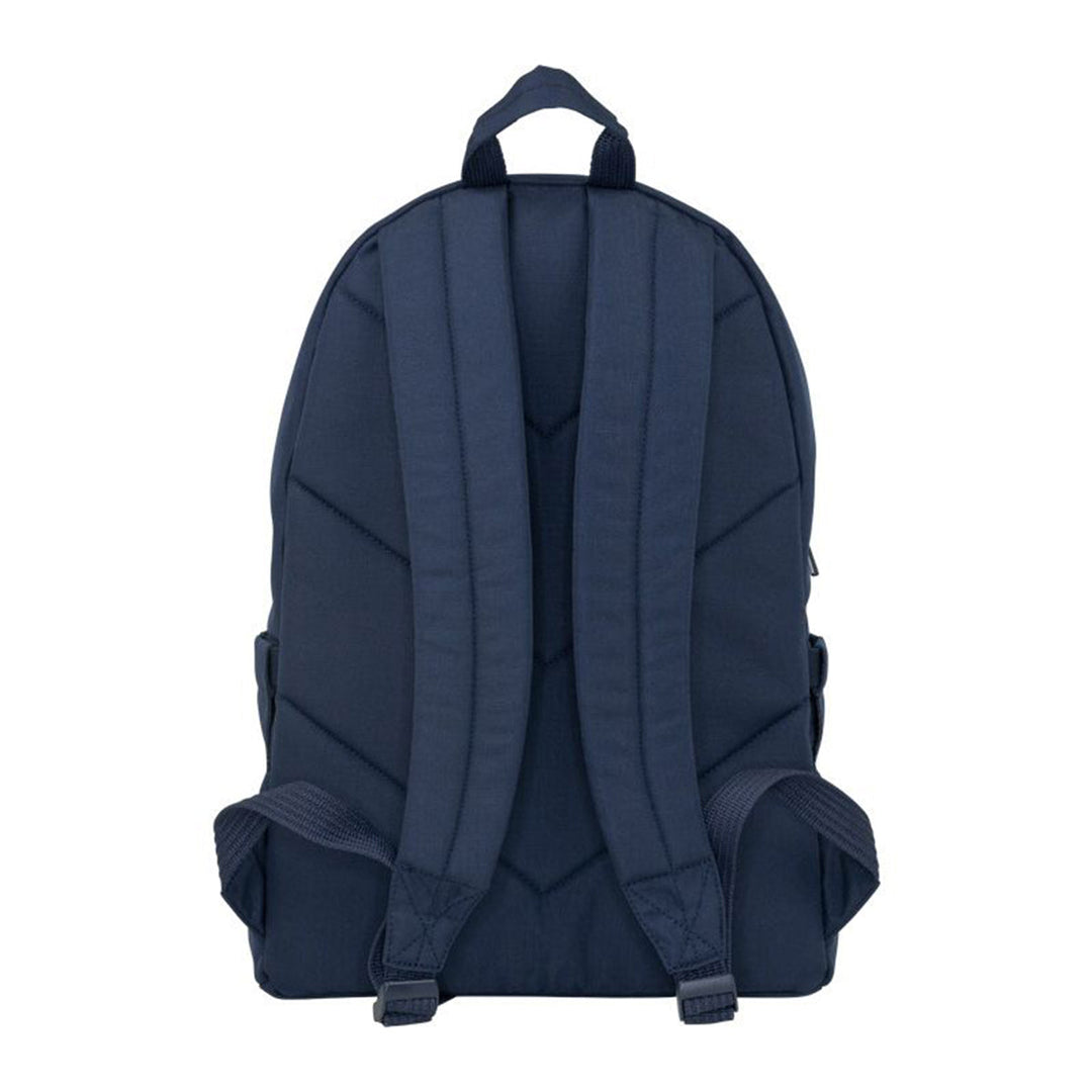 MILAN 1918 -  Mochila Urbana Clásica 2 Cremalleras con Divisor para Portátil. Capacidad 22L. Azul