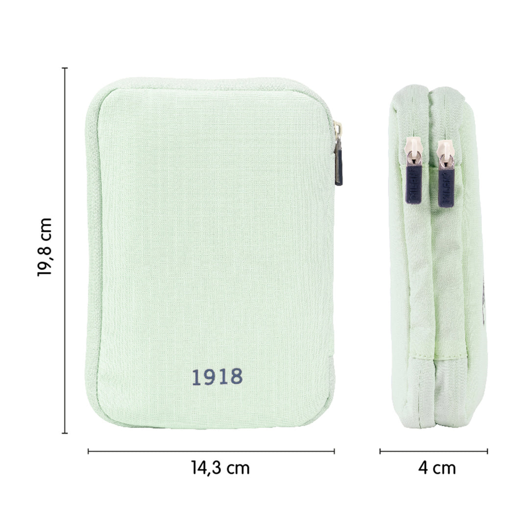 MILAN - Plumier de 2 Pisos con Contenido de 36 Piezas. Colección 430 since 1918. Verde