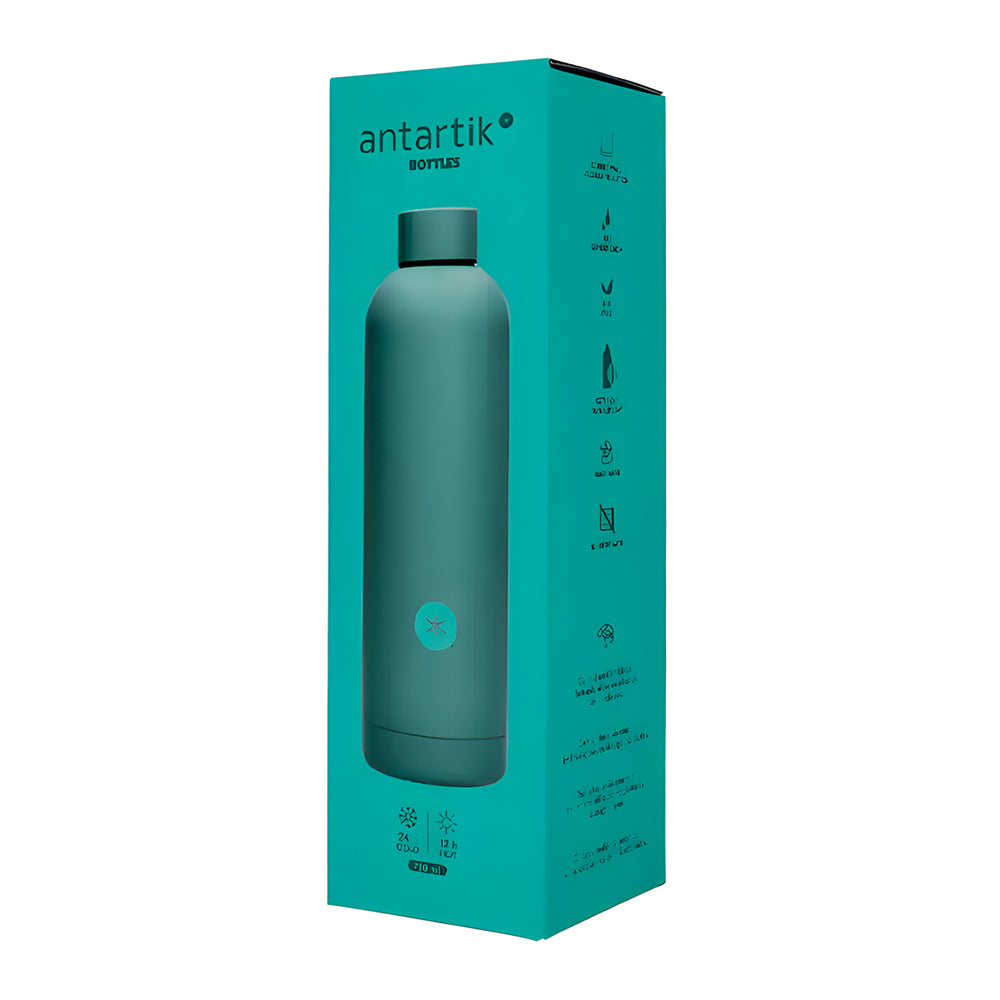 ANTARTIK - Botella Térmica Reutilizable de 0.75L en Acero Inoxidable. Turquesa