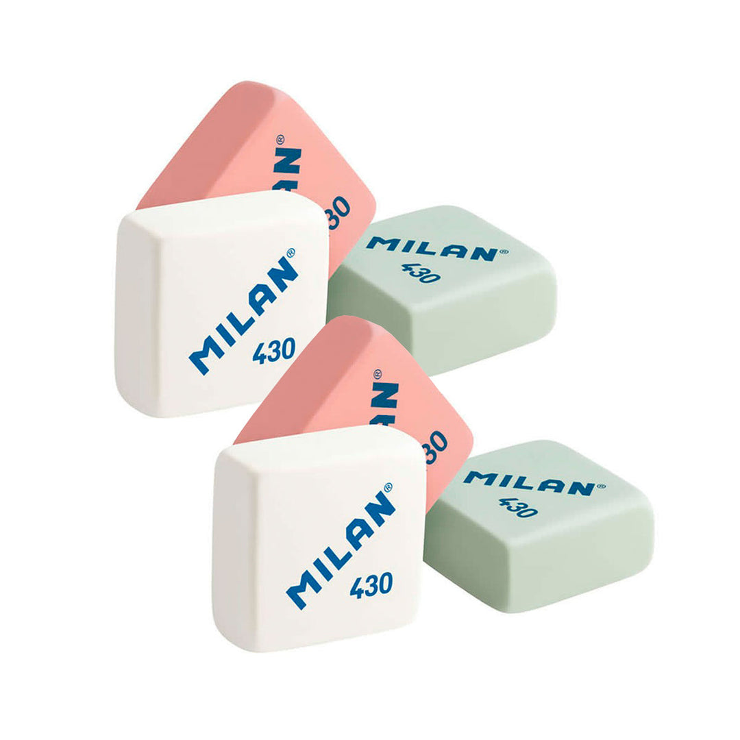 MILAN 1918 - Caja Expositora 16 Afilaborras Compact. Combinación de Goma y Sacapuntas