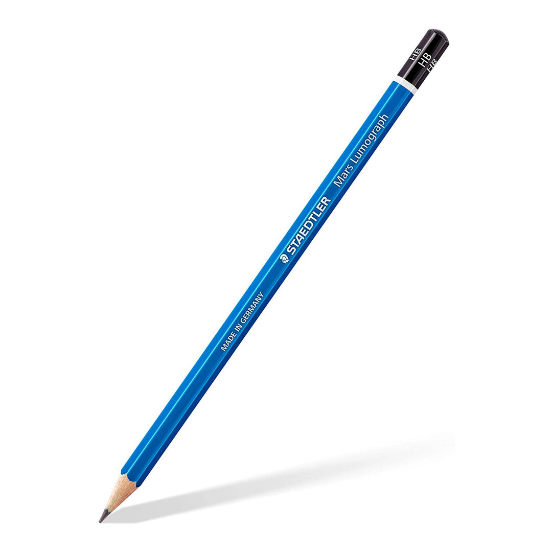 STAEDTLER Mars Lumograph - Estuche Metálico con 6 Lápices de Dibujo Premium