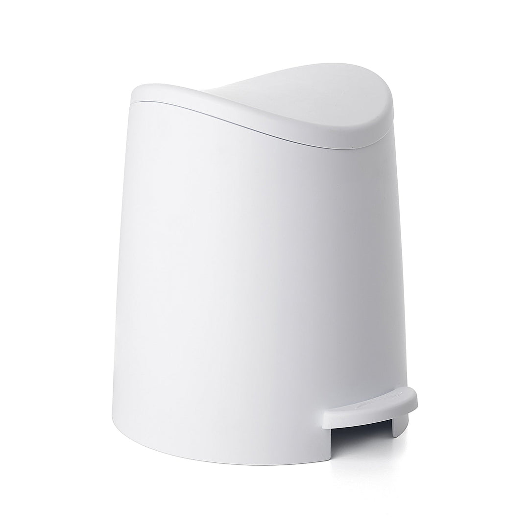 Cubo de Baño y Escobilla WC, Gama Standard. Blanco
