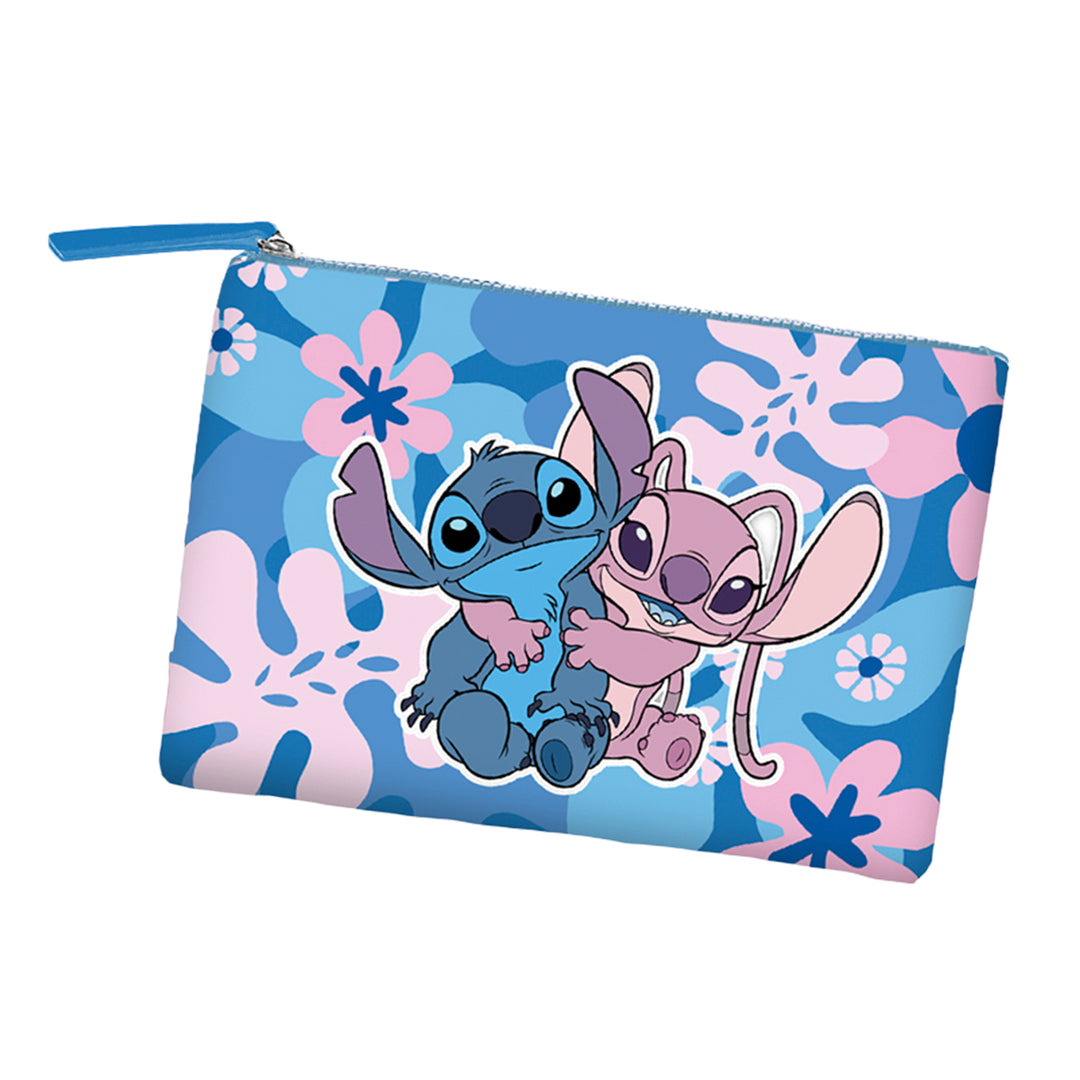 KARACTERMANIA - Bolsa de Playa Soleil con Neceser de Regalo. Lilo y Stitch Hug