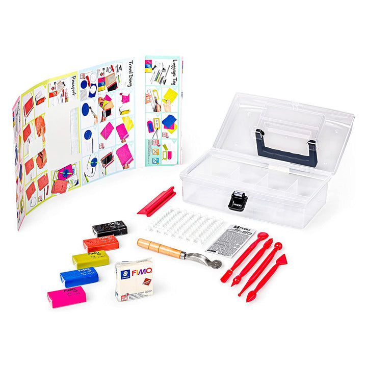 STAEDTLER Leather Effect - Kit de 101 Herramientas para Modelar FIMO con Efecto Cuero