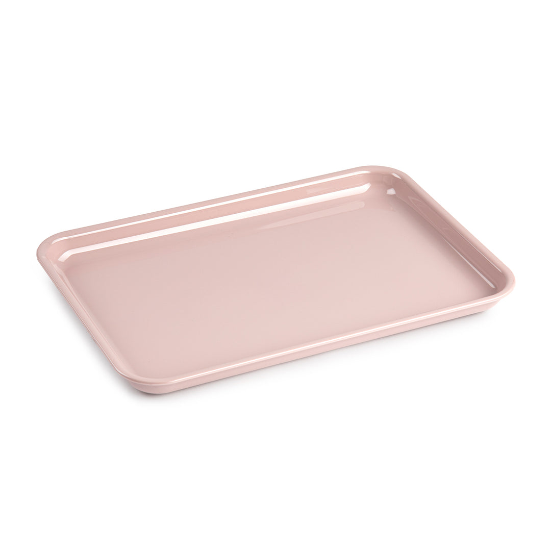 Plastic Forte Edén - Juego de 2 Bandejas de Servicio Nº 3 Rectangulares. Marrón