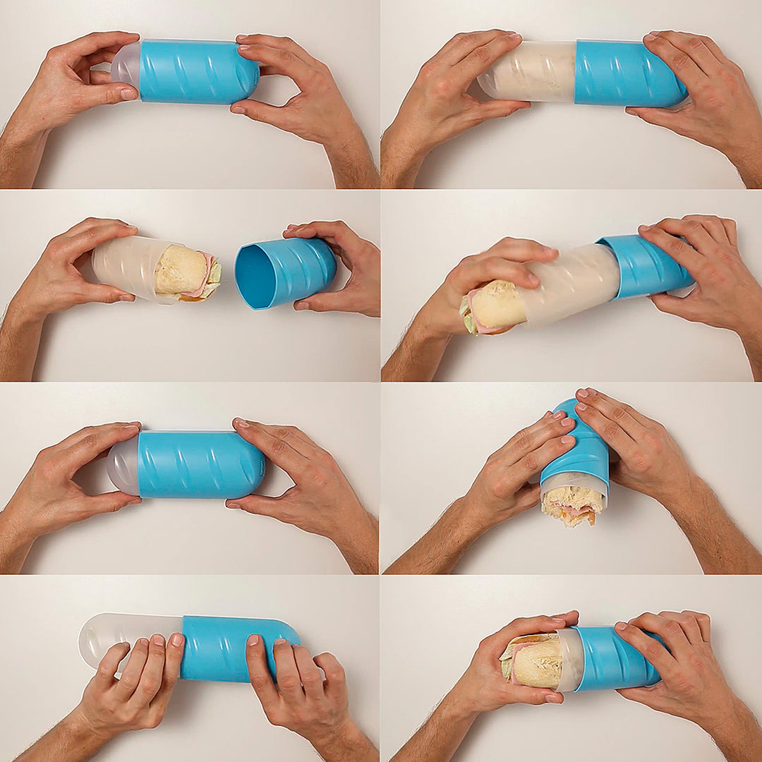 TATAY - Porta Bocadillos Infantil Extensible, Reutilizable y Ecológico.