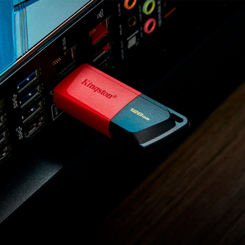 Kingston DTXM - Pack 2 Memorias Flash USB-C 3.2 DataTraveler Exodia M 128GB Rojo