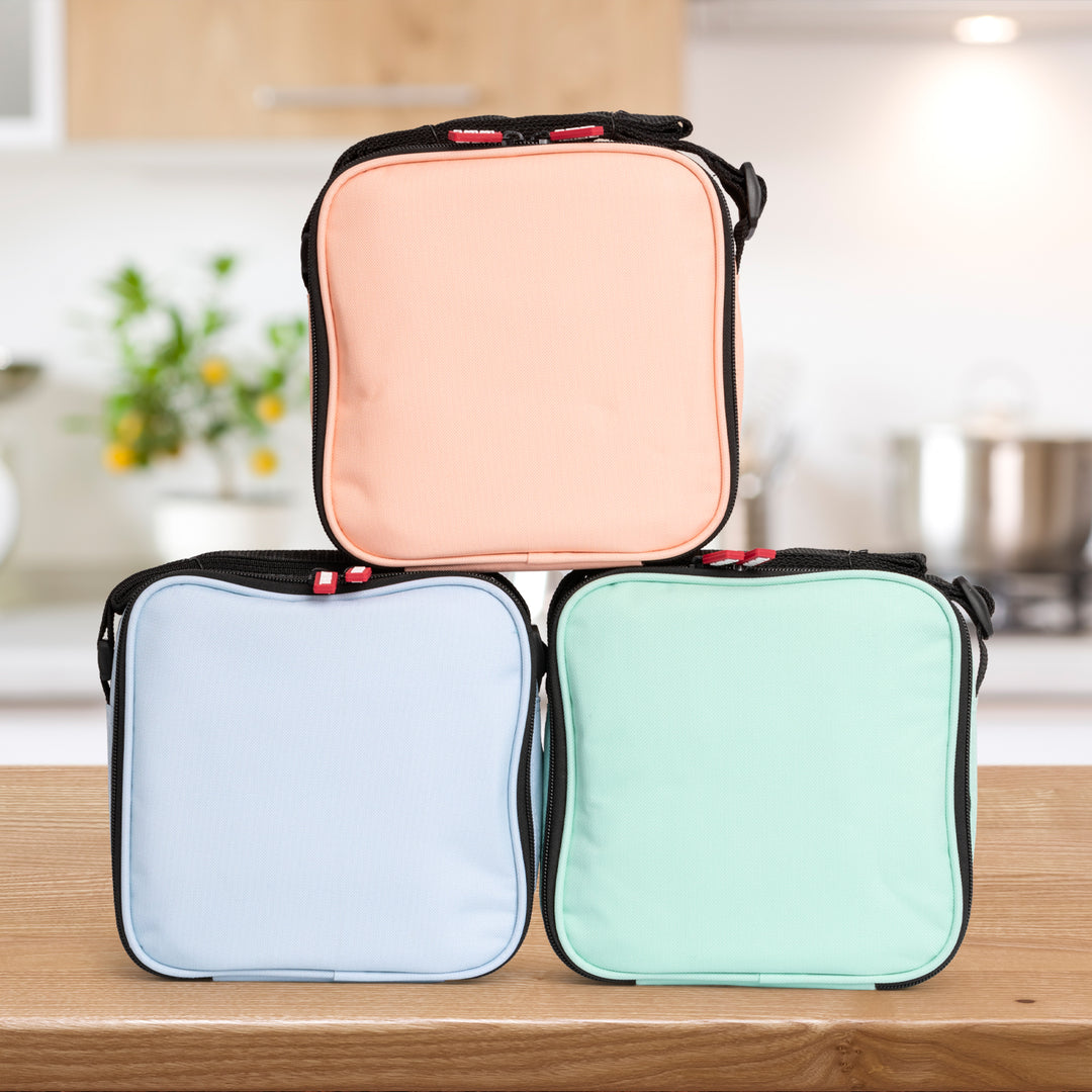 TATAY Urban Food Casual - Bolsa Térmica Porta Alimentos 3L con Recipientes. Peach Fuzz