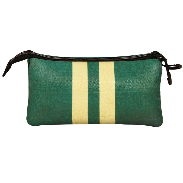 HARRY POTTER Howarsity ECO- Estuche Escolar Triple Portatodo con 2 Cremalleras. Verde