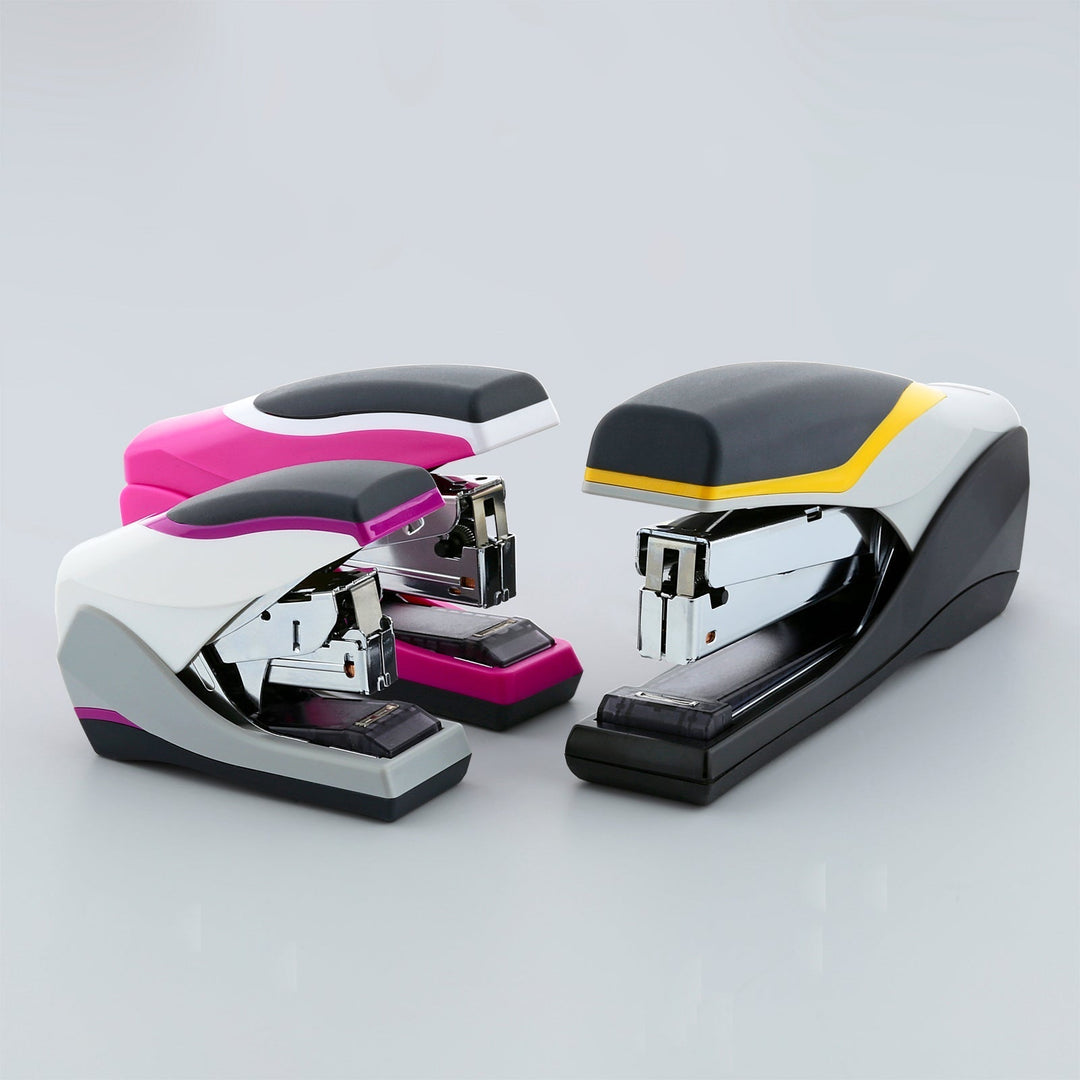 SDI - Grapadora Solid Touch M de Esfuerzo Reducido y Carga Superior, Suave al Tacto, Base Anti-Deslizante