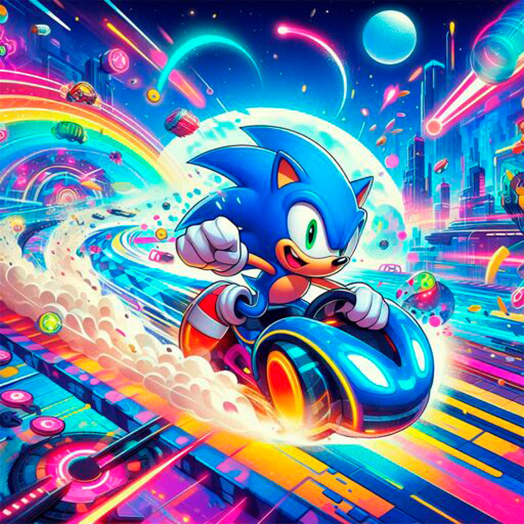 SONIC The Hedgehog SEGA Run - Mochila Infantil para Preescolar con Compartimento Unico