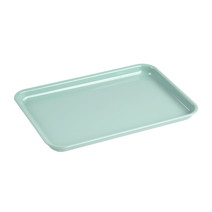 Plastic Forte Edén - Juego de 2 Bandejas de Servicio Nº 3 Rectangulares. Marrón