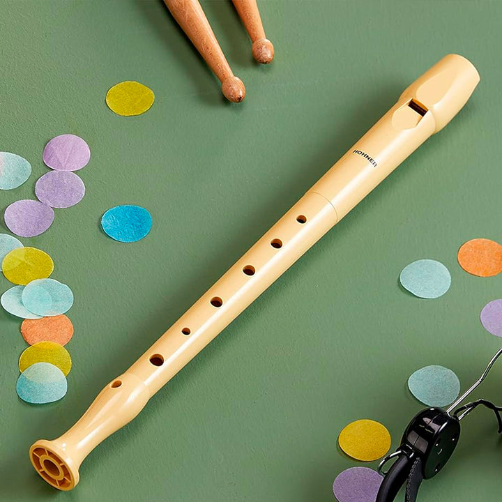 HOHNER Melody - Flauta Escolar Soprano Dulce con Funda y Varilla de Limpieza. Rosa
