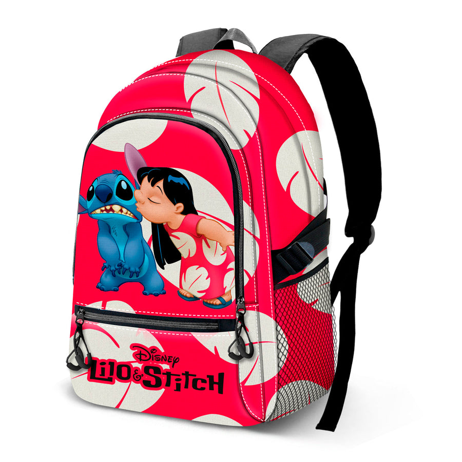 KARACTERMANIA - Disney Lilo y Stitch Kiss Mochila Fight FAN 2.2. Rojo