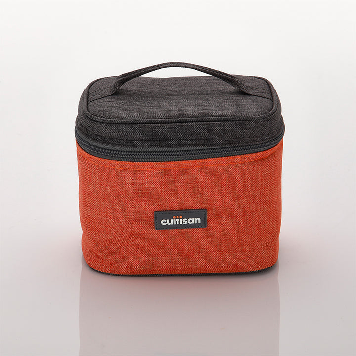 Cuitisan To Go - Bolsa Térmica con 2 Recipientes de 0.37L y 0.98L en Acero Inoxidable