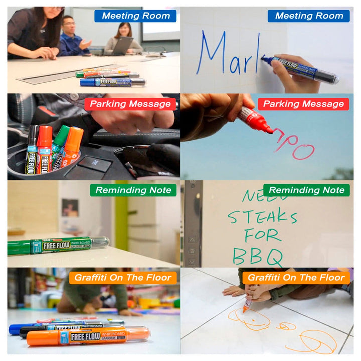 SDI Free Flow - Cartucho de Recarga para Rotulador de Pizarra Blanca. Naranja