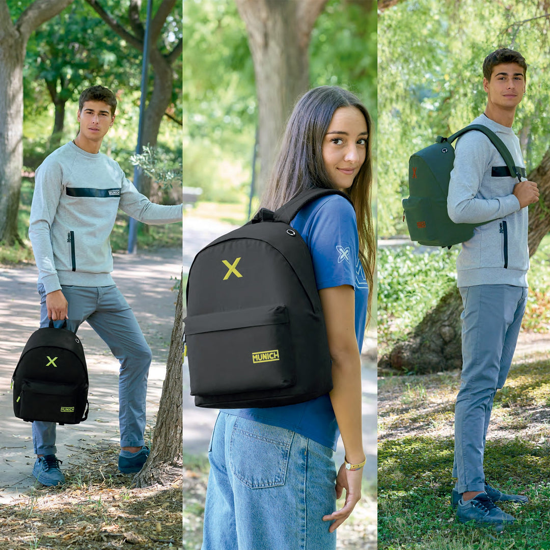 SAFTA - Mochila Para Portatil 14.1" Munich Basics. Grafito