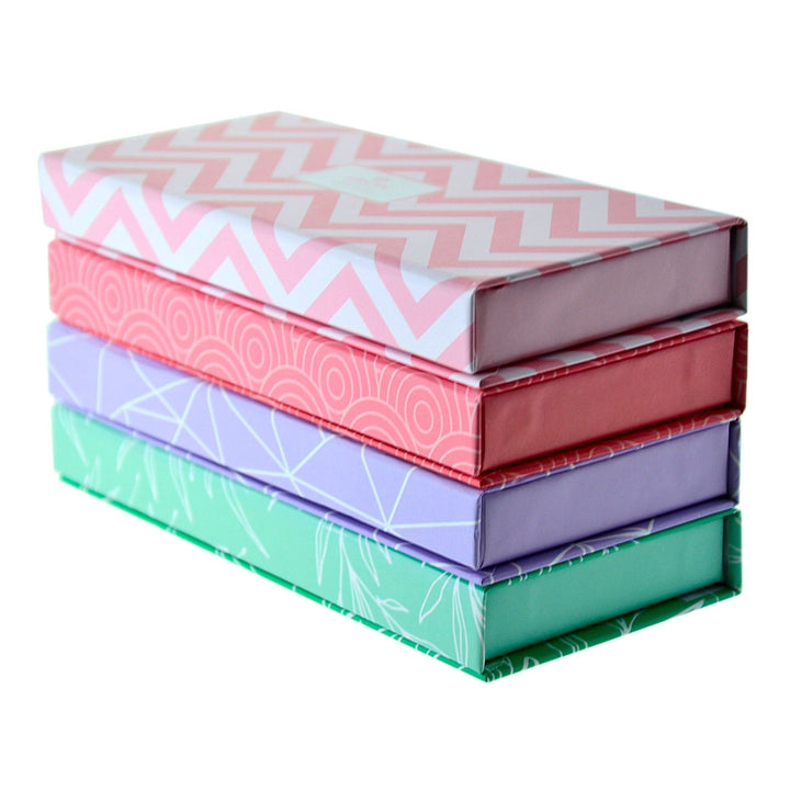 OFFICE BOX North Glace - Estuche de Notas Adhesivas con Cierre Magnético. Coral