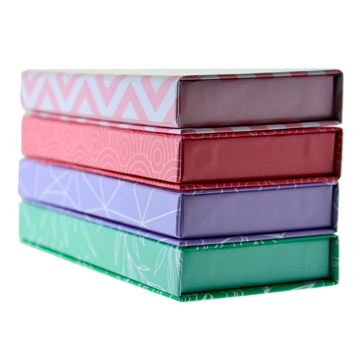 OFFICE BOX North Glace - Estuche de Notas Adhesivas con Cierre Magnético. Rosa