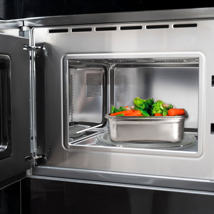 IBILI Keepklin - Recipiente Rectangular en Acero Inoxidable Apto Microondas